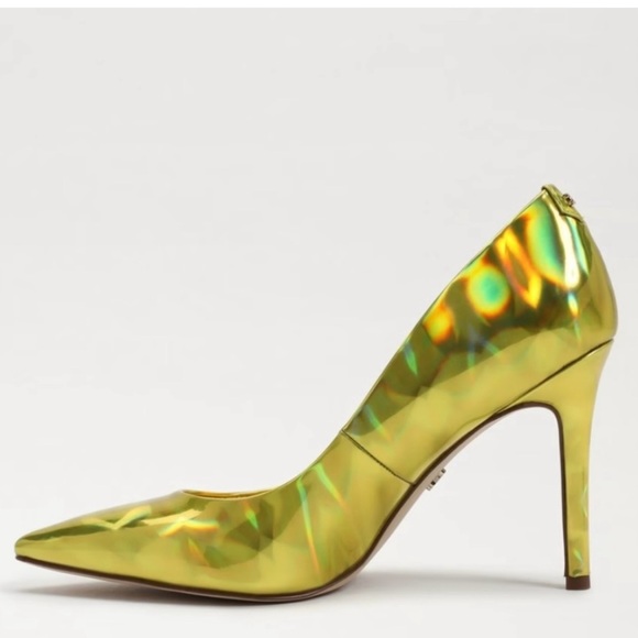 Sam Edelman Gold hologram finish stiletto pumps. New with box Size 7 - Picture 3 of 11